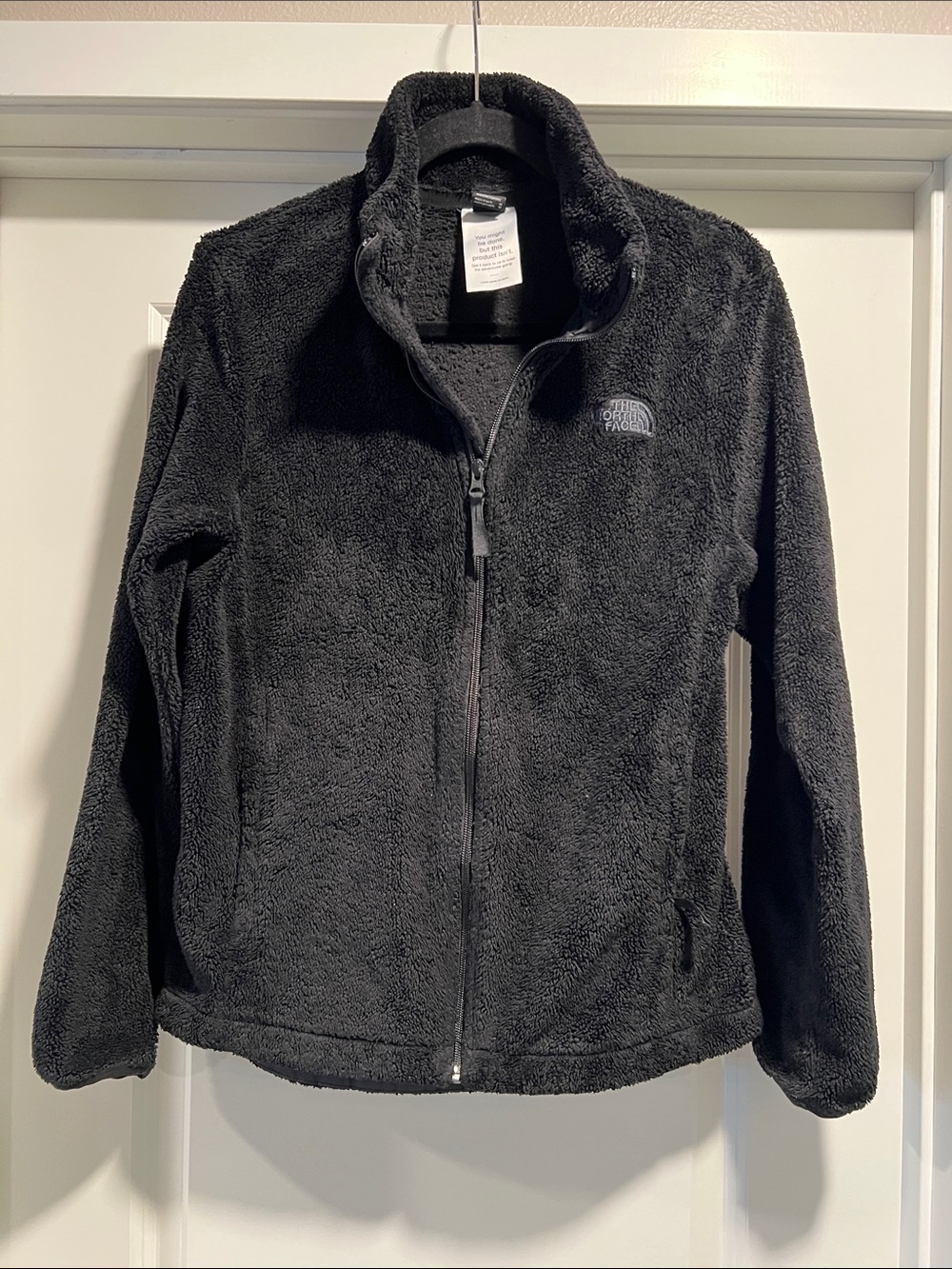 The North Face Black Sherpa Zip-Up Jacket
